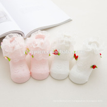 2019 hot sale 3d cartoon tube kids socks cotton cute baby anti slip knitted baby socks gift set children lace socks